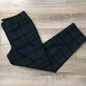 Beautiful Plaid J Crew Pants
